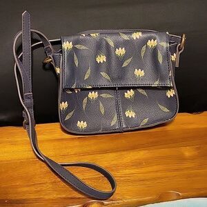 🫧 Sonoma Floral Blue Crossbody Bag